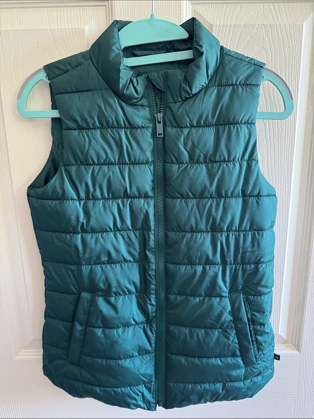 GAP Teal Quilted Puffer Vest for Kids